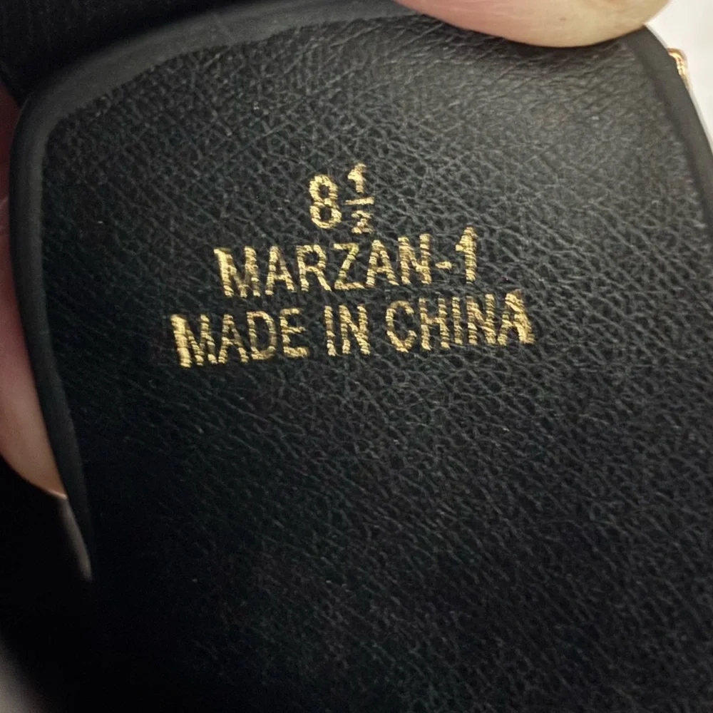 JASON WU Marzan Black Vegan Leather Luxe Slide-On Sandal--NEW--8.5 - Picture 10 of 15